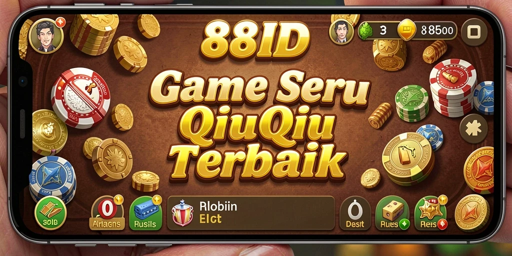 Tampilan gameplay QiuQiu yang seru dan menarik di 88ID.