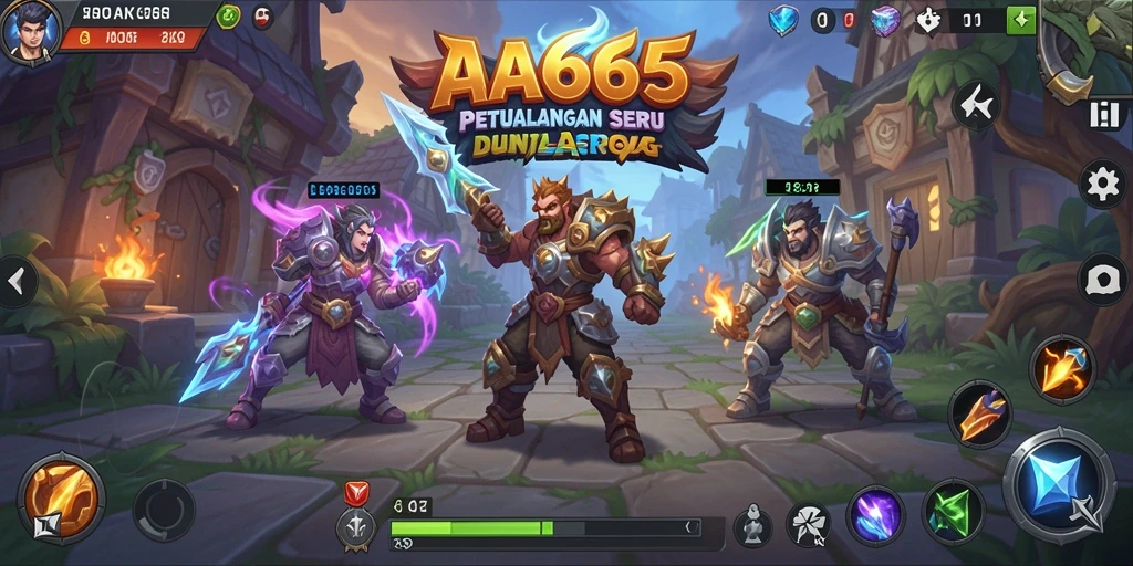 Tampilan menakjubkan dari gameplay ARPG di AA666.
