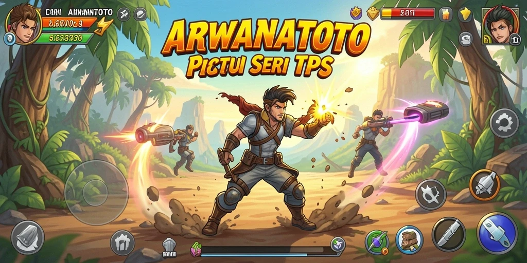 Tampilan screenshot ARWANATOTO menampilkan aksi pertempuran yang mendebarkan.