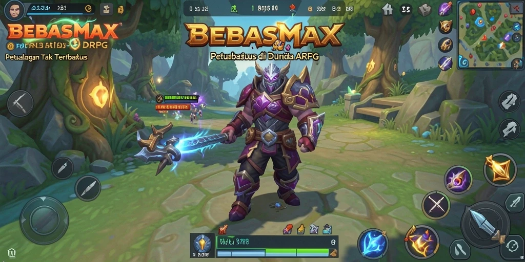 Tampilan gameplay BEBASMAX yang menegangkan dan mendebarkan.