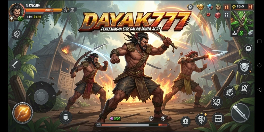 Tampilan menarik dari gameplay seru DAYAK777 di dunia aksi