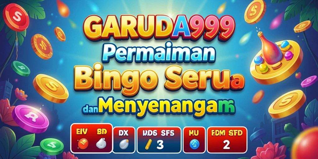 Screenshot gameplay GARUDA999 menampilkan suasana seru permainan Bingo.