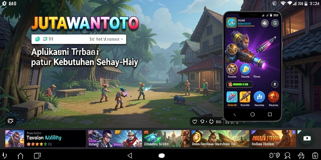 Tampilan antarmuka JUTAWANTOTO yang sederhana dan efektif.