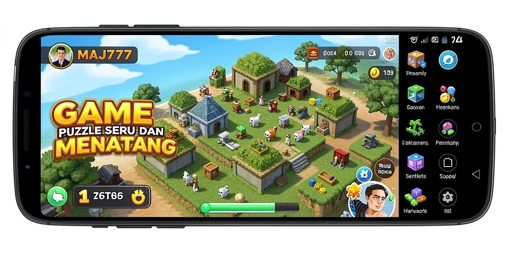 Tampilan gameplay MAJ777 yang menarik dan menantang.