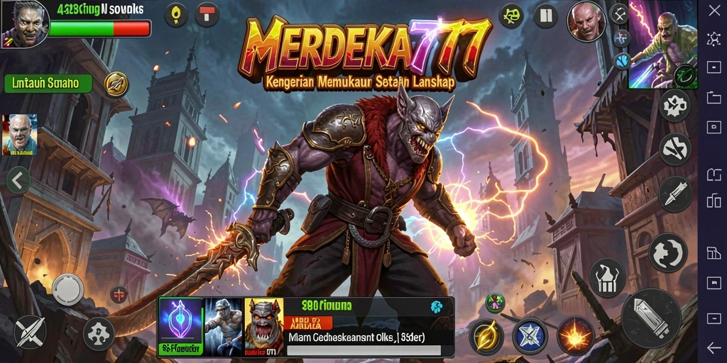 Screenshot MERDEKA777 menampilkan momen menegangkan saat menjelajahi kegelapan.
