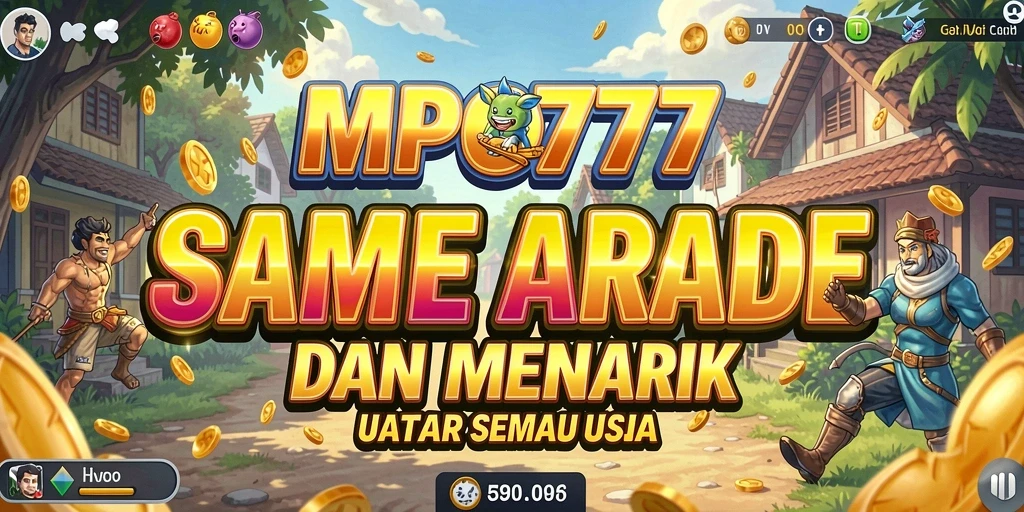 Tampilan gameplay MPO777 yang dinamis dan penuh warna.