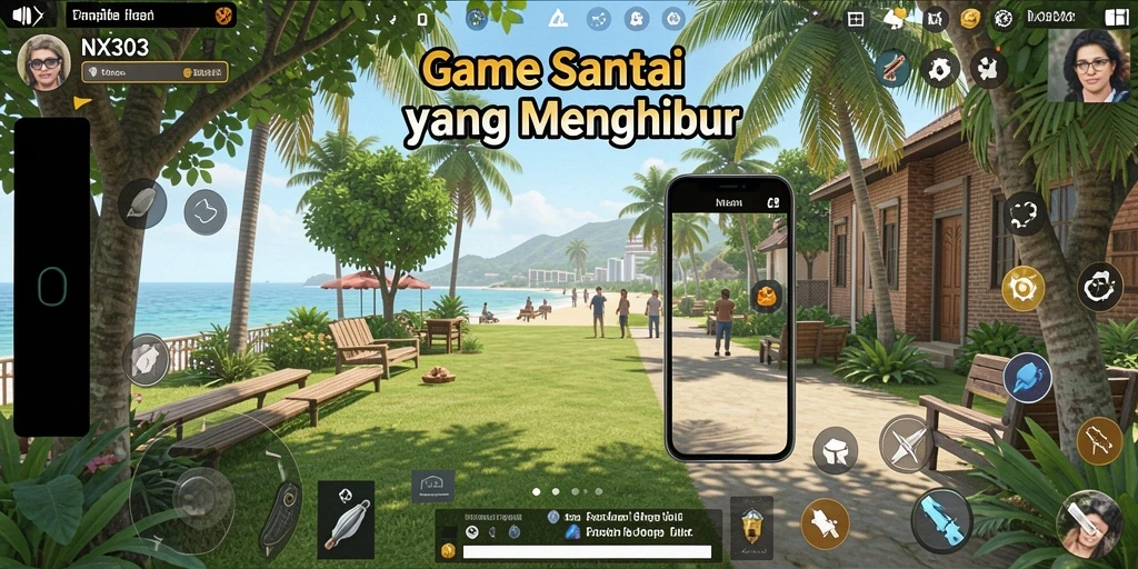 Tampilan menawan dan menyenangkan dari gameplay NX303.