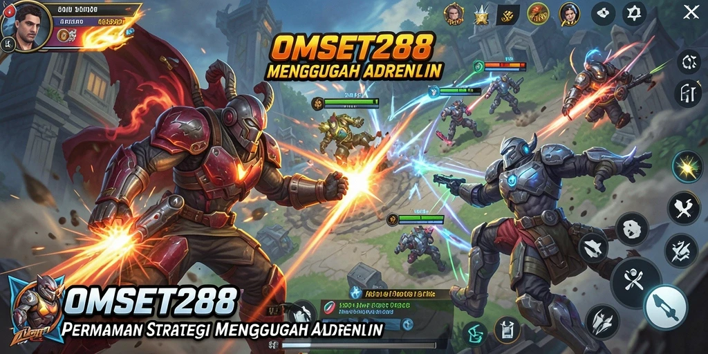 Screenshot gameplay OMSET288 menampilkan aksi strategis yang mendebarkan.
