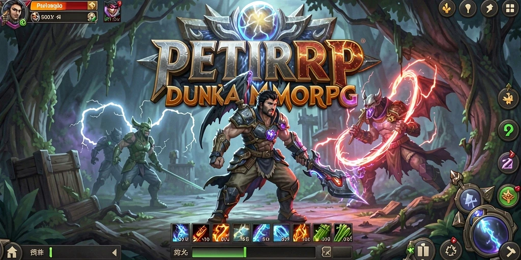 Tampilan gameplay seru dalam PETIRRP, penuh aksi dan petualangan.