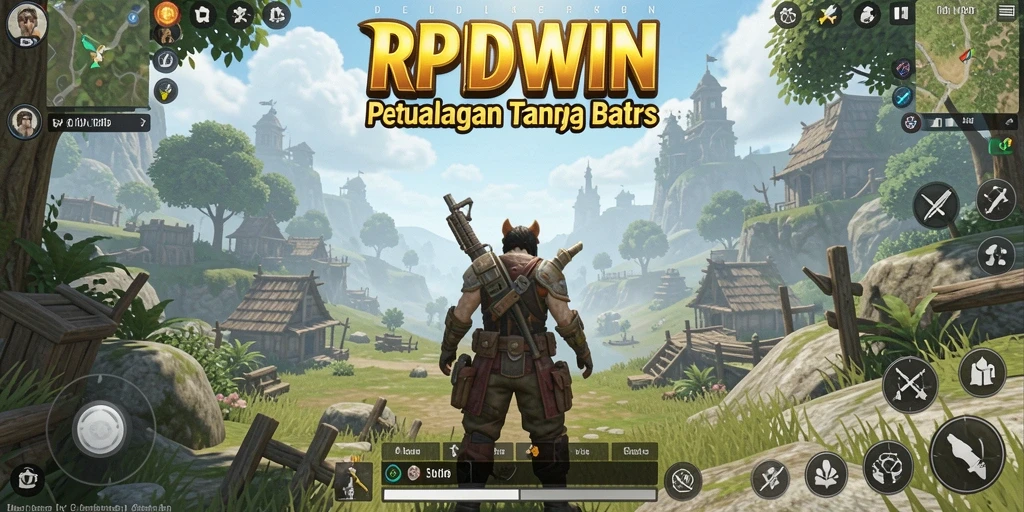 Tampilan gameplay RPIDWIN yang menakjubkan dan penuh petualangan.