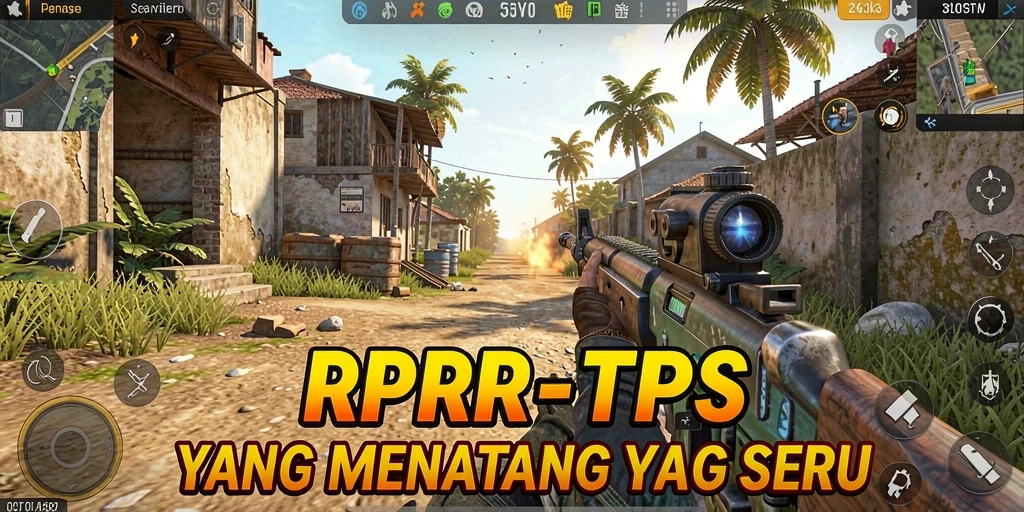 Tampilan gameplay RPRR yang intens dan penuh aksi.