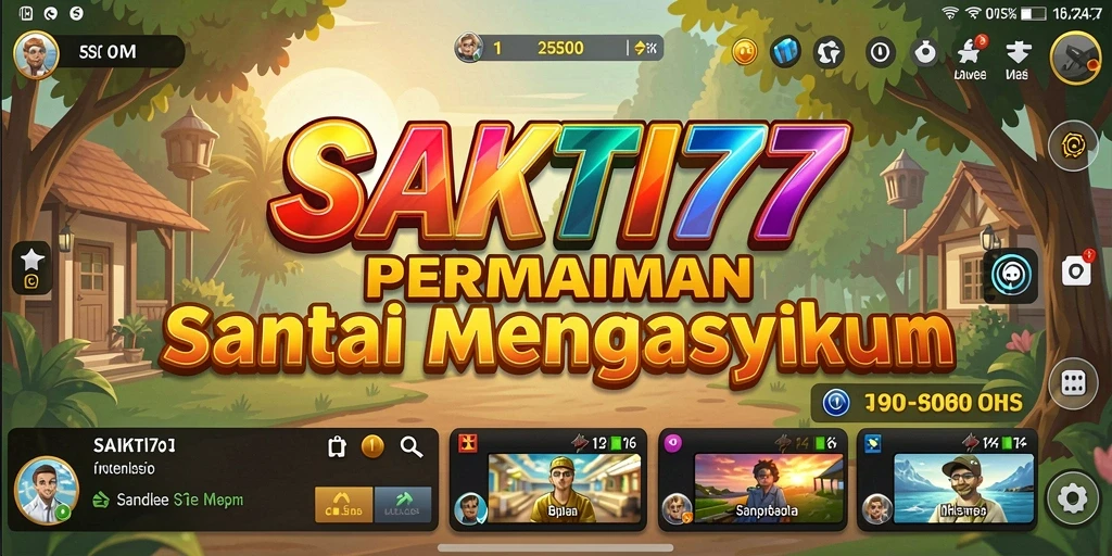 Tampilan gameplay SAKTI77 yang penuh warna dan mengasyikkan.